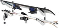 Snowboard Wall Racks, Adjustable Storage Rack for Ski, Surfboard, Wakeboard, Snowboard Wall Mount Display, White/Black