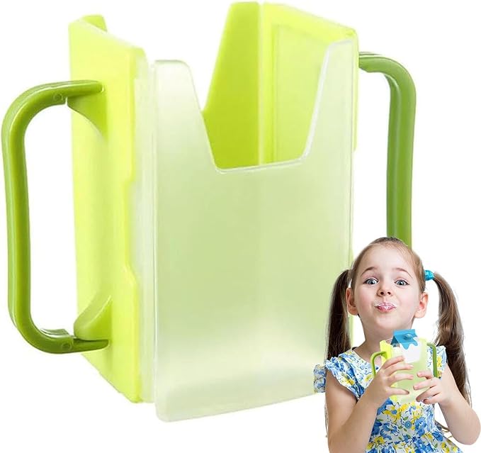 Juice Box Holder - Portable Toddler Drink Pouch Holder, Squeeze Proof Milk Pouch Holder | Reusable Milk Carton Cup Holder, Adjustable Juice Bag Holder, Milk Cup Holder Peerfect for Kids and Toddler