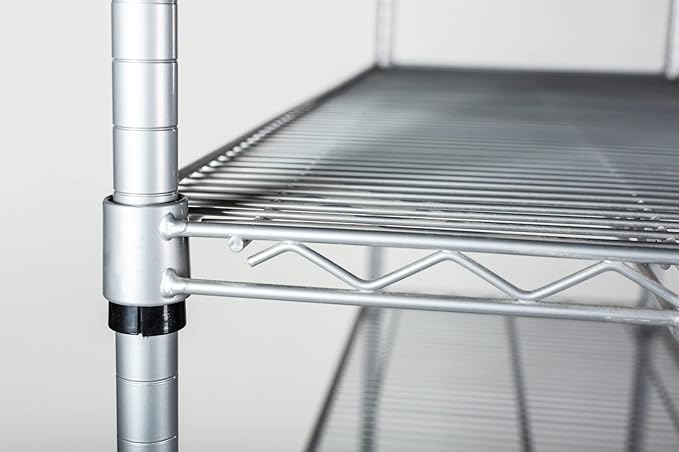 Omega 24" Deep x 30" Wide x 86" High 3 Tier Gray Starter Shelving Unit