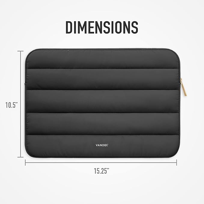 Vandel - The Original Puffy Laptop Sleeve 15-16 Inch Sleeve for Women and Men MacBook Pro 16 in Case, Cute Computer Bag 15.6 Inch HP Carrying Case - Apple, Asus, Dell, HP Laptop Case 15.6 Cover