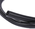 Alex Tech 25ft - 1/2 inch Split Wire Loom Tubing - Black