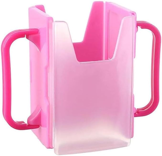 Milk Box Holder - Toddler Drinking Bottle Holder, Reusable Toddler Cup Holder | Squeeze Proof Pouch Holder, Portable Juice Bag Holder, Adjustable Drink Pouch Holder Suitable for Kids and Toddler