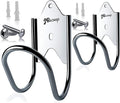 JBscoop Stainless Steel Garden Hose Hanger (Set of 2), for Garden Hose Holder, Rust Free Hose Holder Wall Mount, Heavy Duty Wall Mount Hose Hanger