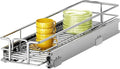 Pull Out Cabinet Organizer 5½" W x 21½" D, Heavy Duty Cabinet Pull Out Shelves, Slide Out Drawers Organization for Kitchen Cabinets Bathroom