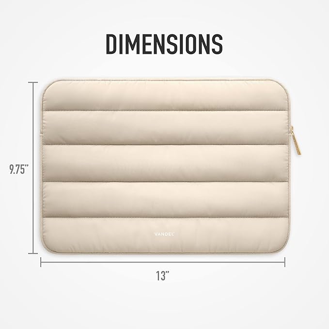 Vandel The Original Puffy Laptop Sleeve Case, 13-14 inch Laptop Sleeve Bag, Laptop Case 13.3 Inch, Compatible with MacBook Air/Pro 13 / Pro 14, iPad Pro 12.9, HP Dell ASUS, Computer Bag Cover
