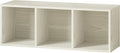 IOTXY DIY Modular Cube Bookcase - CubeXY Customizable Stackable Expandable Basic Shelving Units, 3-Cube Wooden Open Bookshelf for Fabric Storage Bin Organizer, Oak