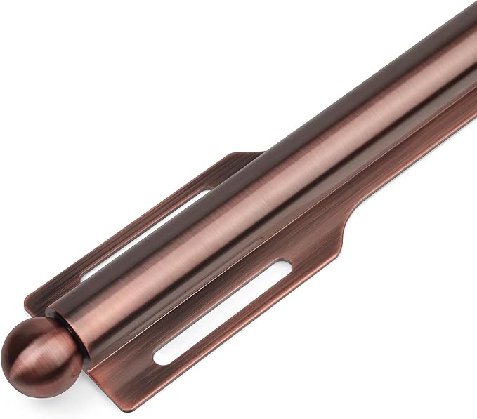 FIRJOY 12" Valet Rod for Closet Pull Out (1 Pack, Antique Copper)