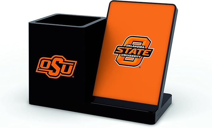SOAR NCAA Unisex Cell Phone Wireless Charging Stand and Desktop Organizer