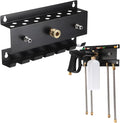 Pressure Washer Gun Holder, Wall Mount Foam Cannon Holder, Car Wash Accessories Organizer for Wand/Nozzle Tips, 1/4'' Pressure Washer Accessories Storage Rack(Black)