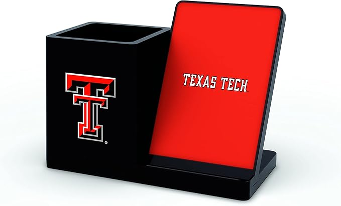 SOAR NCAA Unisex Cell Phone Wireless Charging Stand and Desktop Organizer