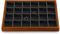 Earring Storage Tray, Wood Jewelry Organizer Tray,Black Stackable Jewelry Trays,Premium Wood Earring Display