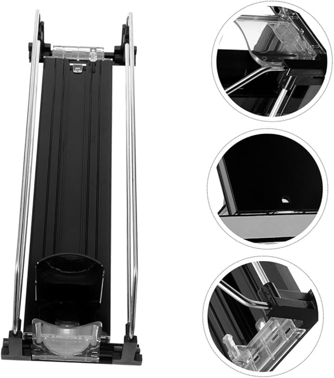 Luxshiny Automatic Pusher Can Dispenser for Fridge Smooth Finish Stable Material Soda Organizer for Refrigerator Beverage Storage Convenient Design