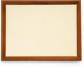 Oirlv Solid Wood Flat Jewelry Tray, Rectangle Jewelry Display Tray, Drawer Dresser or Nightstand Organizer, Microfiber Valet Plate, Catchall Plate(Creamy-White, Large)