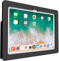 TABcare Anti-Theft Acrylic VESA Enclosure Made for Apple iPad 10 10.9" 2022, iPad 11 11" 2025 A16 with Low Profile Wall Mount Kit & 90-Degree Angle USB C Charge Cable (Black)