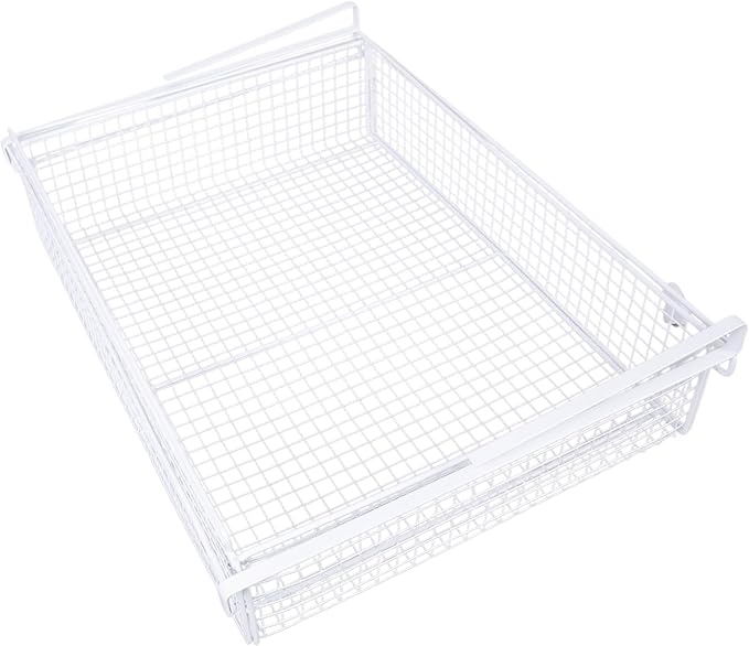 Hanging Cabinet Bin Drawer Multifunctional Under Shelf Storage Basket Bedroom Wardrobe Shelf Installation