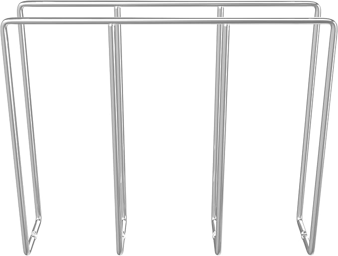 Rev-A-Shelf U-Shaped Wire Tray Divider Bakeware Cookie Sheet Organizer for Wall or Base Kitchen Cabinets for Face Opening of 3.25" Chrome, 596-10CR-52