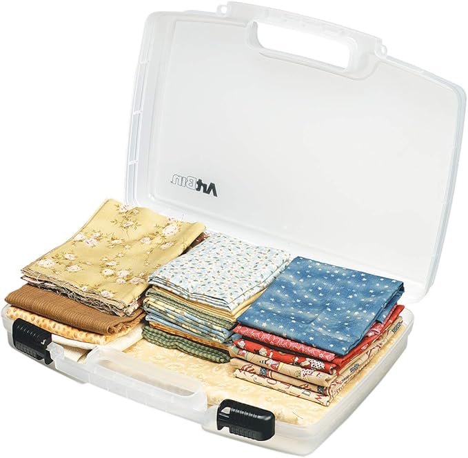 ArtBin 17 inch 8017AB Quick View Carrying Case, Portable Art & Craft Organizer with Handle, 1 Plastic Storage Case - 17" Standard Base Open Core