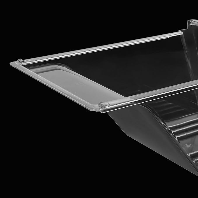 PENSUN Refrigerator Crisper Drawer 240337103 Replacement Shatterproof Clear Vegetable Crisper Bin with Easy Slide Installation