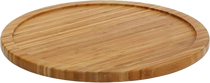 YBM HOME Bamboo Lazy Susan Single Turntable (20", 6)