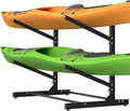 Adjustable Kayak Storage Rack, Freestanding Sup Storage Stand, Weatherproof Canoe Holder, Heavy Duty Paddleboard Bracket, Surfboard Bracket for Indoor, Outdoor, Garage, Shed, Dock…
