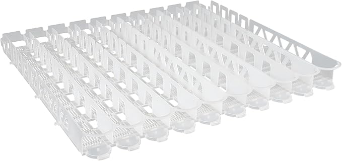 Display Technologies Gravity Fed Organizer for 12/16oz Beverages on Flat & Angled Shelves in Coolers (Pack of 6)