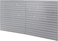 Slat Wall Paneling 8x4 FT, PVC SlatWall Panels Garage Organizer Storage System with Hooks & Accessories, Heavy Duty Wall Mounted Rack