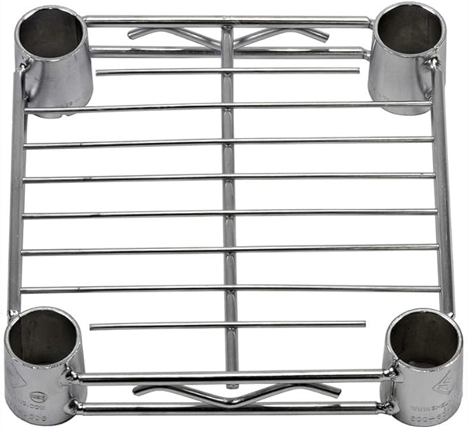 Shelving Inc. 8" d x 8" w Chrome Wire Shelving with 1 Tier Shelf, Weight Capacity 800lbs Per Shelf