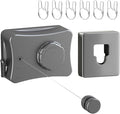 Retractable Clothesline Indoor, Non-Sagging Outdoor Clothes Line Retracting, 16.7 Ft Heavy Duty Clothes Drying Laundry Line, Wall Mounted Stainless Steel Clothesline for Balconies,Bathroom (Grey)