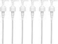White Soap and Lotion Pump, Fits Most 32oz Soap Bottles, 28/410 Neck, 2cc Dispensed Per Pump (6 Pack)