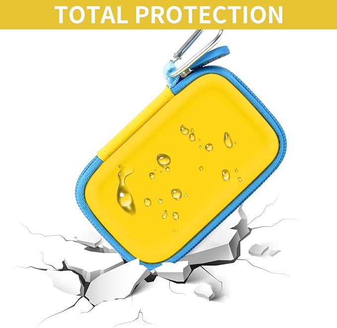 Hard Case Compatible for SanDisk 500GB/250GB/1TB/2TB Extreme Portable SSD - SDSSDE60-500G-G25 (Yellow)