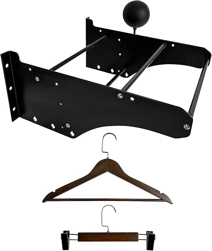 Mount Storage Rack Kit Tour Pack Trunk & Sissy Bar Backrest & Mounting Luggage Rack Wall Helmet Hanger Stand Compatible for Harley Road Street Glide Road King Electra CVO and Indian