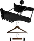 Mount Storage Rack Kit Tour Pack Trunk & Sissy Bar Backrest & Mounting Luggage Rack Wall Helmet Hanger Stand Compatible for Harley Road Street Glide Road King Electra CVO and Indian