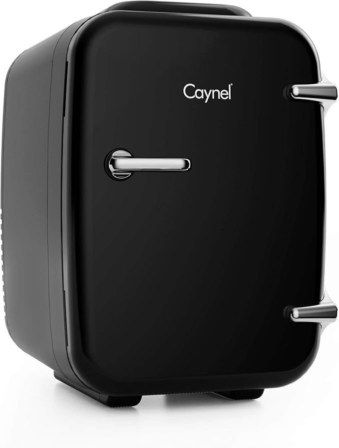 Mini Fridge Portable Thermoelectric 4 Liter Cooler and Warmer for Skincare, Eco Friendly Beauty Fridge For Foods,Medications, Cosmetics, Breast Milk, Medications Home and Travel