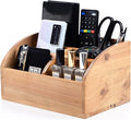 Farmhouse Solid Wooden Mail Sorter Wood Desk Organizer TV Remote Holder Rustic Vintage Caddy Mail Basket Storage Caddy for Bills, Kitchen, Desktop, Workspace Counter Top Home Decor Office Supplies……