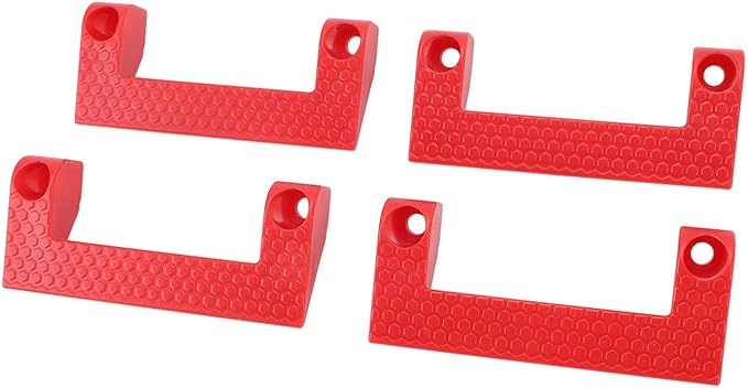 Fdit Premium 4 Piece Tape Measure Holder Set, Power Tool Ladder Storage Holder for Garage Organization, Workshop Accessories