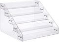 Tiered Spice Rack Acrylic, Spice Rack Shelf Seasoning Organizer for Countertop, Cabinet, Pantry, Kitchen Storage - 5 Tier