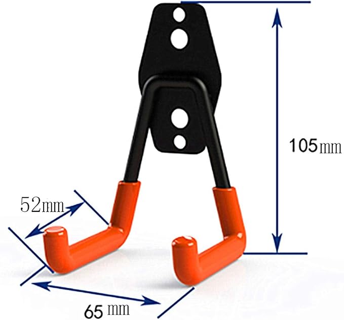 2Pcs Ironing Board Hook - Wall Mount Holder for Laundry & Utility Rooms