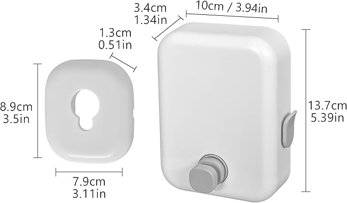JOOM Retractable Clothesline Heavy Duty Clothes Drying Laundry Line Wall Mounted Easy Hanging Clothes Drying Laundry Line Retracting Hanging Lock to Prevent Sagging (Flat,White)