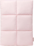 Comfyable Puffy Laptop Sleeve 15 Inch 16 Inch, Quilted Puffer Laptop Carrying Case, Pillow Pouch Compatible for MacBook Air 15 in M4 2025 & MacBook Pro 16 in M4 2024, Light Pink