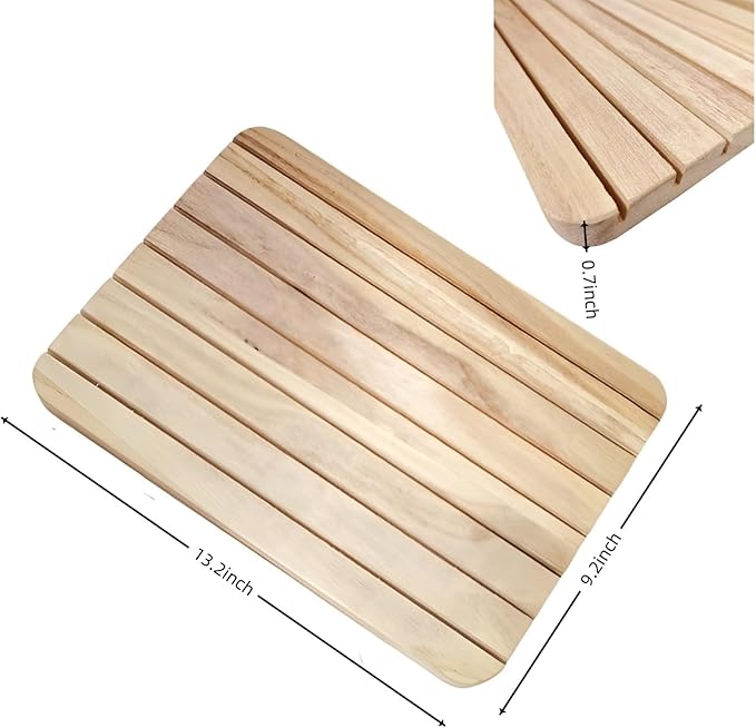Natural Wood Business Card Holder Wooden Earring Display Stands Jewelry Retail Display for Selling Earring Showing Ring organizer (7 Slots Earring Board)