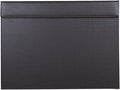 KINGFOM 18''x14'' Large Rectangle A3 Desk Writing & Drawing Desk Pad &Board Table Protector Mat with Paper Clip on Top Brown