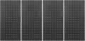 Keenso Pegboard Accessories, Metal Wall Panels Set with Hooks and Bins, Customizable Tool Storage System for Garage and Workbench