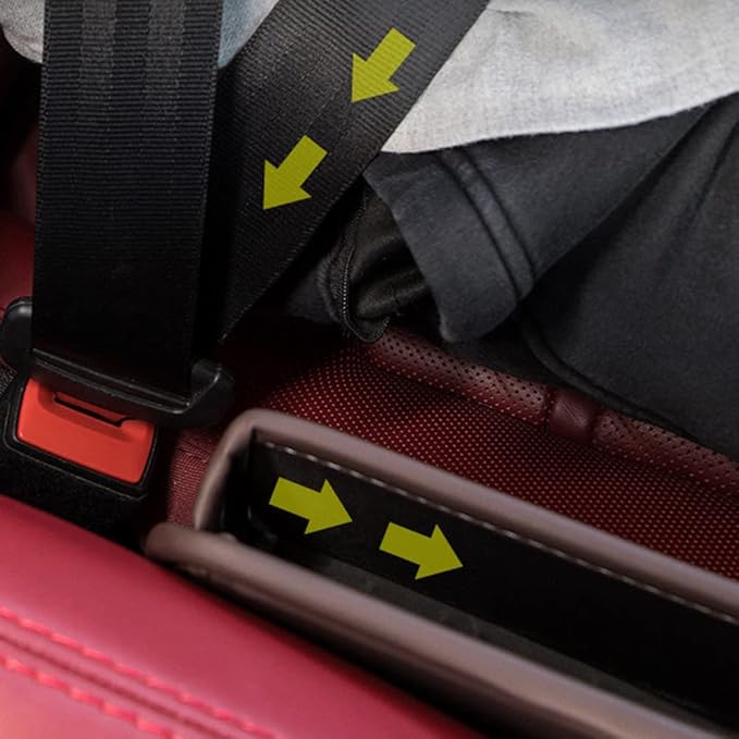 Riloer Car Organizers for Gap Leather Waterproof Car Seat Gap Fillers for Cars, Suvs, Trucks, Front Seat Gap Fillers for Phones, Keys, Cards, Glasses, Coffee