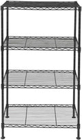 4-Tier Wire Storage Shelf Unit, 83 lbs Per Shelf Capacity, Adjustable Steel Shelving Rack for Kitchen, Pantry, Garage