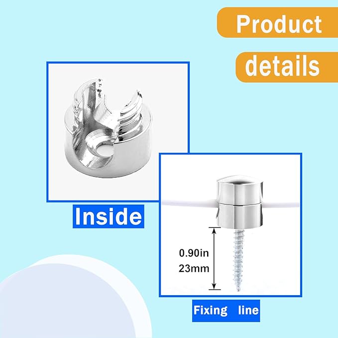 6 Sets Charger Cord Holder, Silver Metal Adhesive Cable Management Clips,Adjustable Cable Anchor Holders,Wire Organizer for Desk, Wall, Home, Office