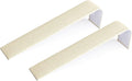 Novel Box 2 Pack Bracelet/Watch Ramp Beige Linen 2x8.25x2 Inches - Slim and Sleek Ramps for Jewelry Display - Bracelet Holder Organizer Stand for Wedding, Selling & Personal Use