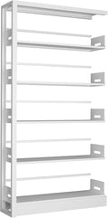 White subframe. Cannot be Used Alone. Expand The Modular Capability of The Bookshelf Without The Cost of Another Full Bookshelf Unit. (White)