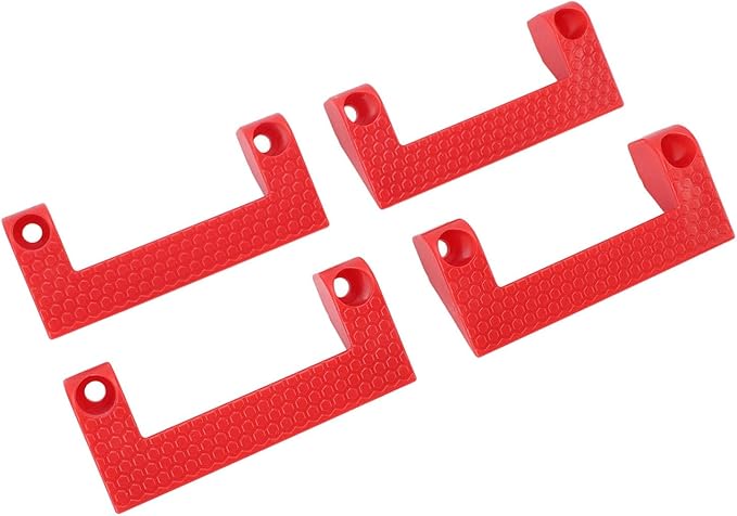 Fdit Premium 4 Piece Tape Measure Holder Set, Power Tool Ladder Storage Holder for Garage Organization, Workshop Accessories