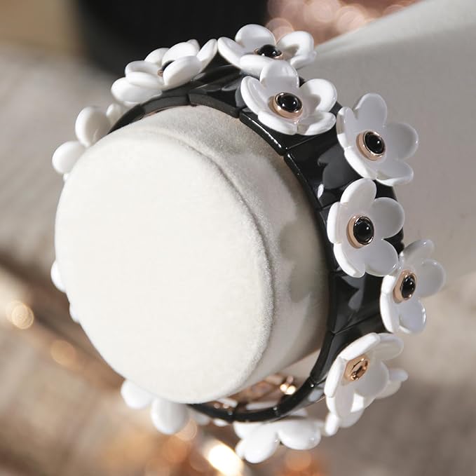 T-Bar Bracelet Holder Stand, Bracelet Jewelry Organizer Stand, Bangle Bracelet Watch Display for Selling, Scrunchie Hair Ties Jewelry Storage Rack for Women (3 tier beige)