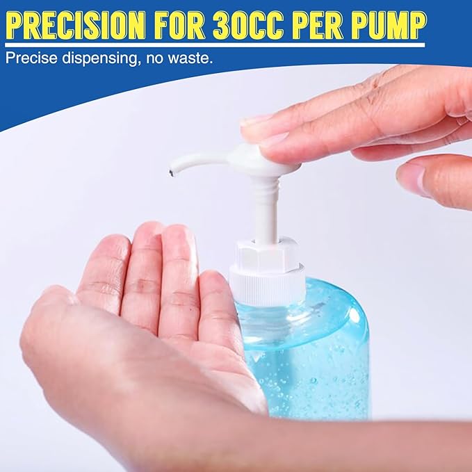 2 Pack 5 Gallon Pump Dispenser 38-400 1 oz Dispenser Pump for Large Gallon Bucket with 50cm Extended Tube, Cap to Avoid Dripping, Great for Shampoo, Conditioner, Bleach Liquid, Laundry, Detergent, Oil